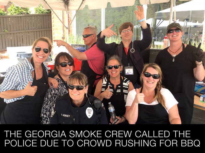 The Georgia Smoke Crew Called the Police Due to Crowd Rushing for BBQ