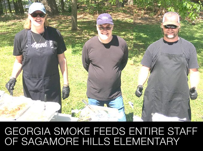 Georgia Smoke Feeds Entire Staff of Sagamore Hills Elementary