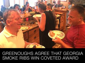 Greenoughs Agree that Georgia Smoke Wins Coveted Pork Rib Award