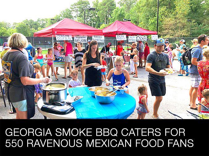 Georgia Smoke BBQ Caters for 550 Ravenous Mexican Food Fans