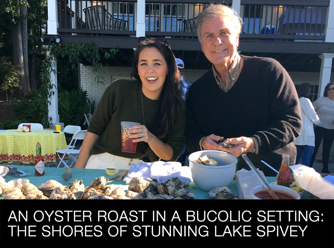 An Oyster Roast Held in a Bucolic Setting at Lake Spivey